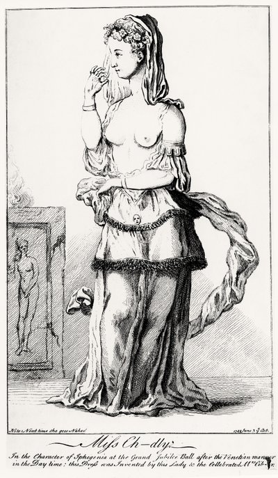 Elizabeth Chudleigh Dressed in the Character of Iphigenia by English School